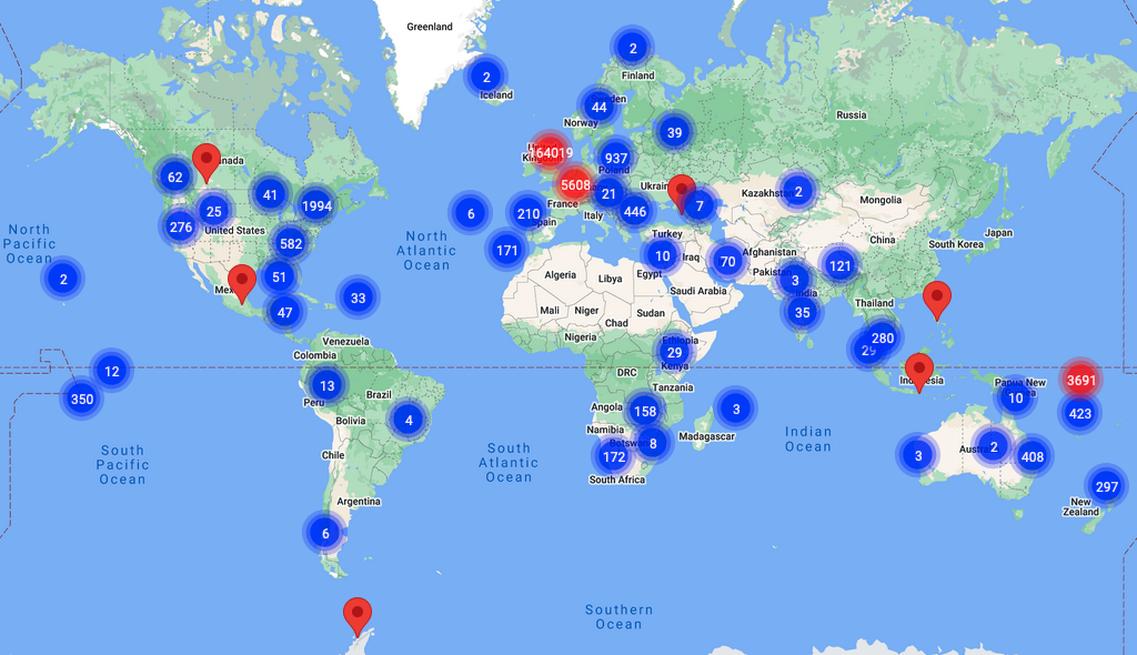 Global Engagement Map